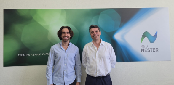 Nuno Penedo com o seu mentor, Nuno Pinho da Silva